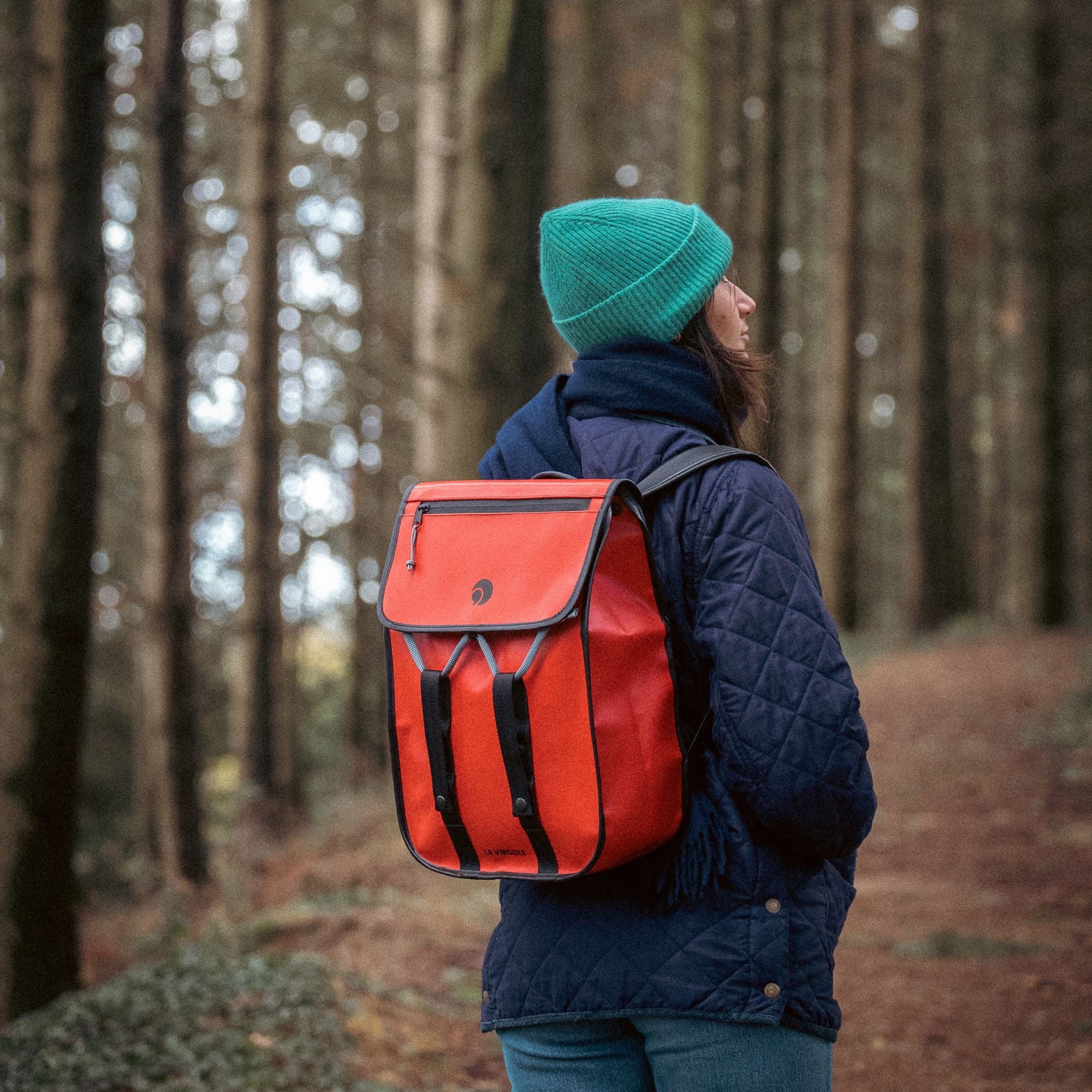 La – in Upcycled | Made backpacks eco-responsible Portugal ♻️ Virgule