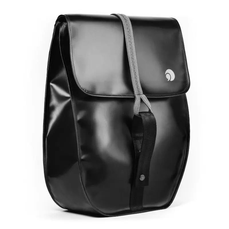 packshot de la Sterne noire corde grise, sacoche vélo vélotaf upcyclée