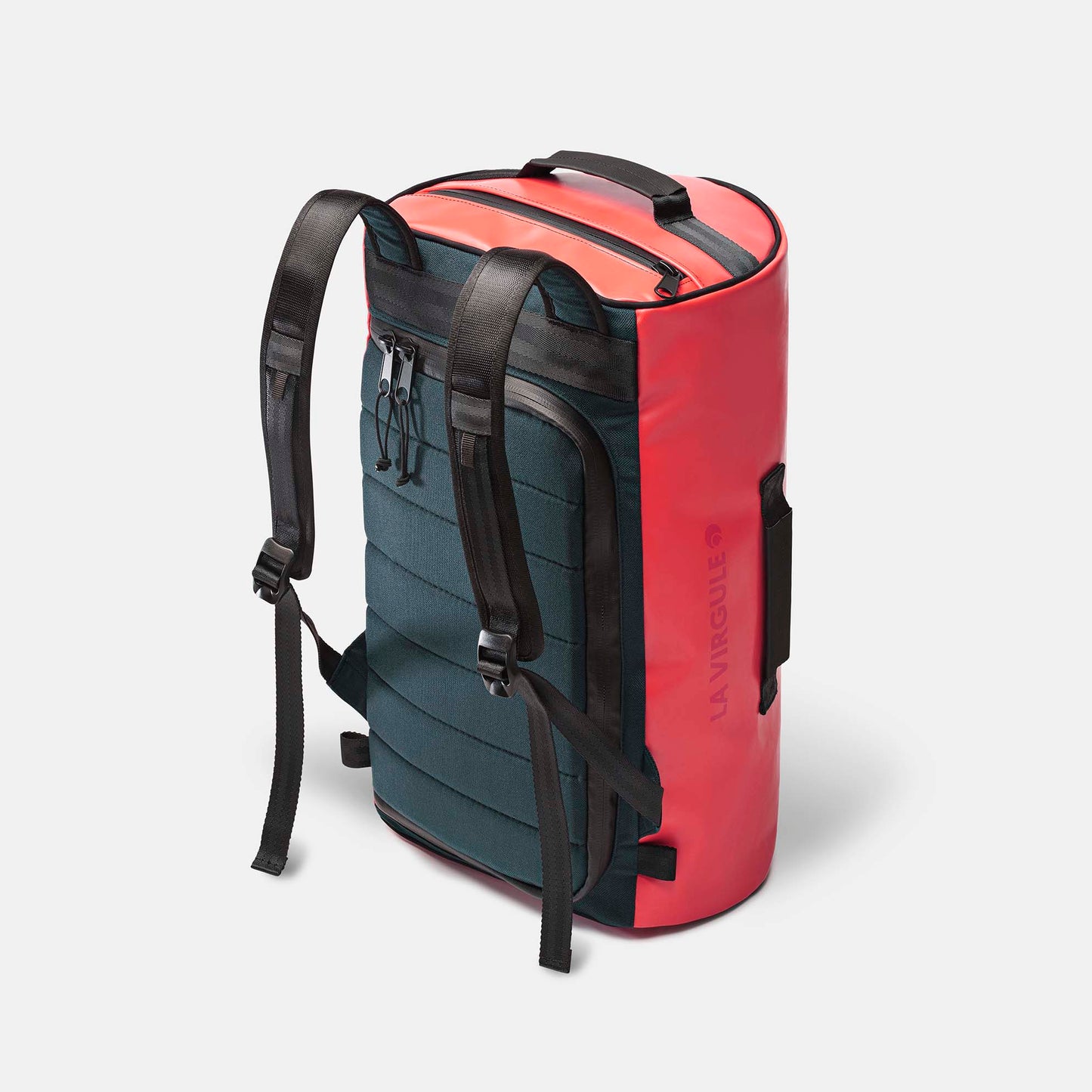 packshot Hors-bord 35L sac à dos upcyclé rouge vue de dos