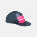 casquette 5-panel dark blue et rose côté