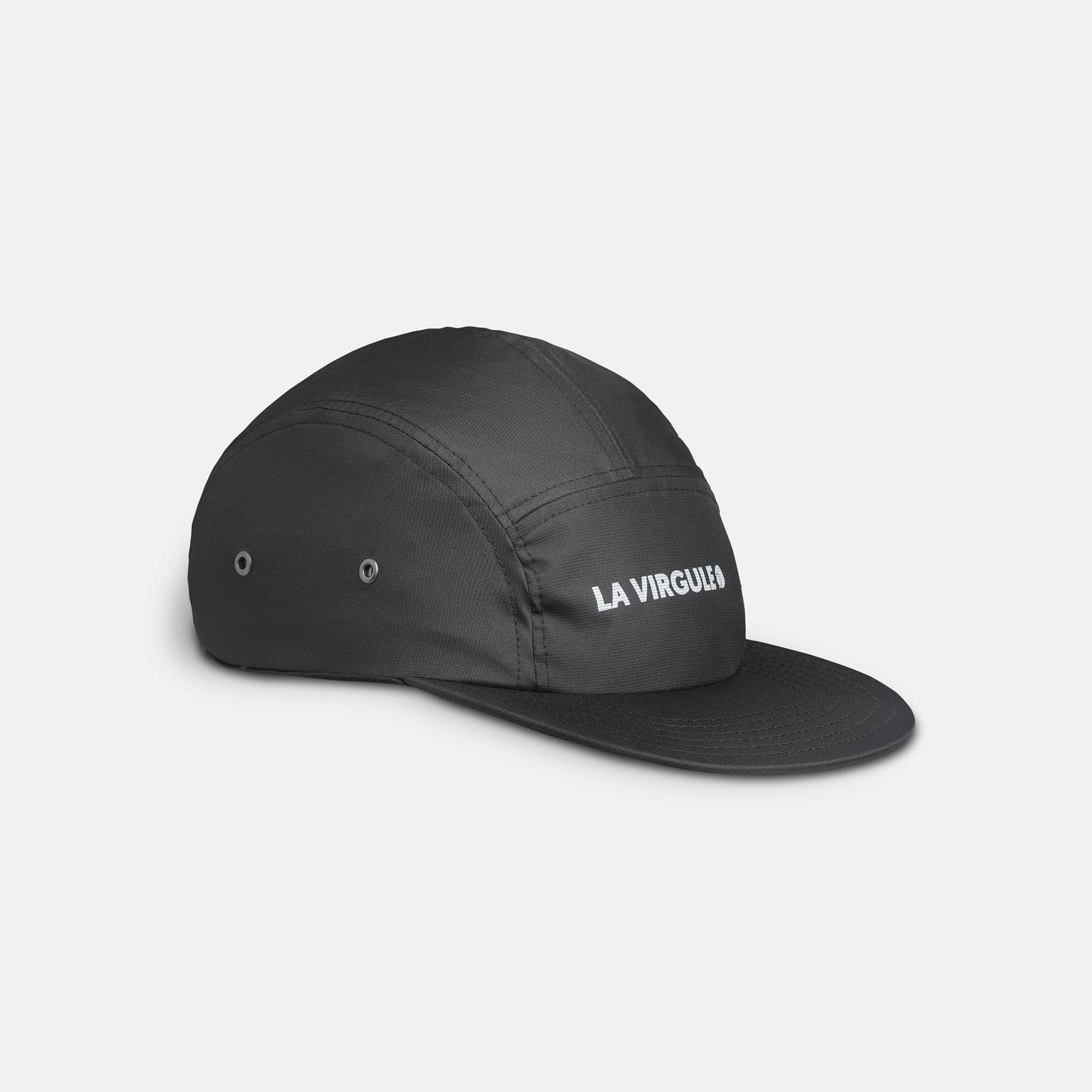 casquette 5-panel noir 2 côté