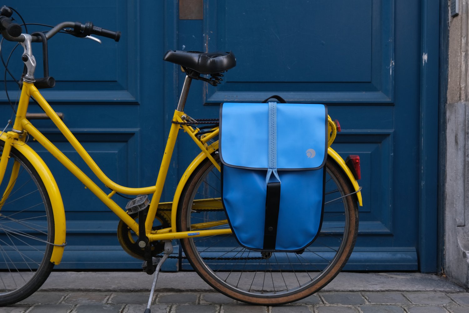 La Sterne, sacoche vélo de ville ou vélotaf, bleue alpin 25L