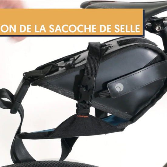 vidéo tuto comment monter la sacoche de selle