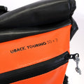 focus sur l'impression du nom du sac : Uback Touring 30L +7L